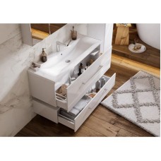 Комплект мебели белый глянец 120,2 см Акватон Мадрид 1A168701MA010 + 1A729631AG010 + 1A113402MA010