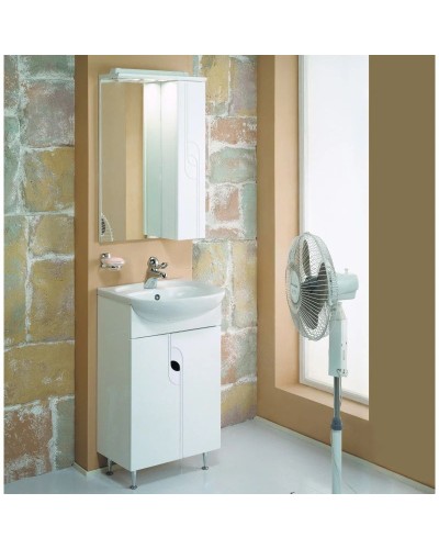 Комплект мебели белый глянец 50,5 см Акватон Панда 1A053701PD010 + 1WH110171 + 1A007402PD01R