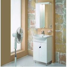 Комплект мебели белый глянец 50,5 см Акватон Панда 1A053701PD010 + 1WH110171 + 1A007402PD01L110171/1A007402PD01L