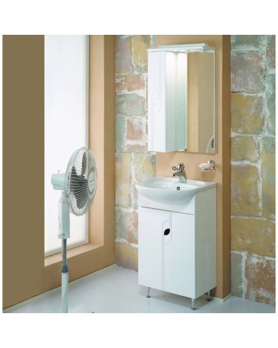 Комплект мебели белый глянец 50,5 см Акватон Панда 1A053701PD010 + 1WH110171 + 1A007402PD01L110171/1A007402PD01L