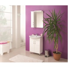 Комплект мебели белый глянец 61 см Акватон Онда 1A122801ON010 + 1WH110195 + 1A009802ON01L