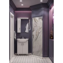 Комплект мебели белый глянец 61 см Акватон Онда 1A122801ON010 + 1WH110195 + 1A009802ON01L