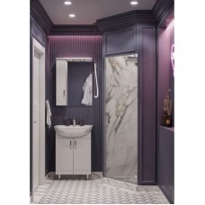 Комплект мебели белый глянец 61 см Акватон Онда 1A122801ON010 + 1WH110195 + 1A009802ON01L