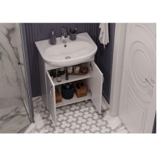 Комплект мебели белый глянец 61 см Акватон Онда 1A122801ON010 + 1WH110195 + 1A009802ON01L