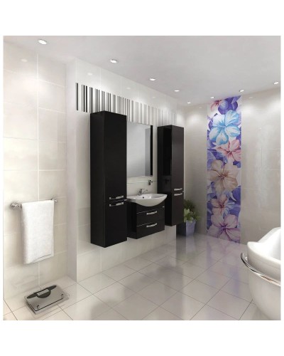 Комплект мебели черный 65 см Акватон Ария 1A123301AA950 + 1WH207782 + 1A133702AA950