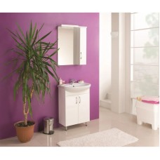 Комплект мебели белый глянец 61 см Акватон Онда 1A122801ON010 + 1WH110195 + 1A009802ON01R