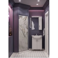 Комплект мебели белый глянец 61 см Акватон Онда 1A122801ON010 + 1WH110195 + 1A009802ON01R