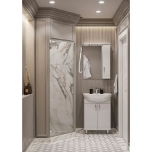 Комплект мебели белый глянец 61 см Акватон Онда 1A122801ON010 + 1WH110195 + 1A009802ON01R