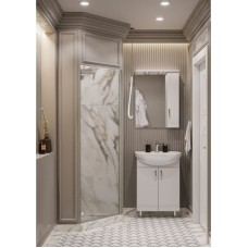 Комплект мебели белый глянец 61 см Акватон Онда 1A122801ON010 + 1WH110195 + 1A009802ON01R