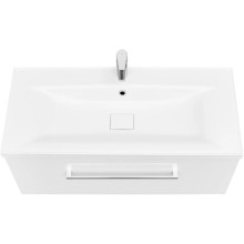 Комплект мебели белый глянец 100 см Акватон Мадрид 1A126901MA010 + 1A70473KPR010 + 1A111602MA010