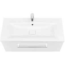 Комплект мебели белый глянец 100 см Акватон Мадрид 1A126901MA010 + 1A70473KPR010 + 1A111602MA010