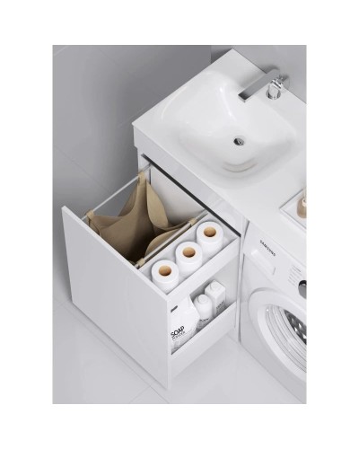 Комплект мебели белый глянец 115 см Aqwella Forma FOR0105KL + FOR.11.04.D-R + SM0210