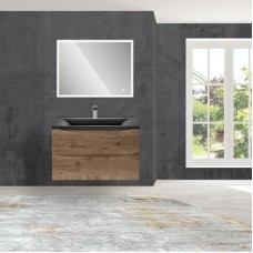 Комплект мебели дуб винтаж 80 см Vincea Mia VMC-2MA800VO + VCB-3M800B + VLM-3VN800