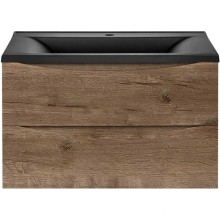 Комплект мебели дуб винтаж 80 см Vincea Mia VMC-2MA800VO + VCB-3M800B + VLM-3VN800