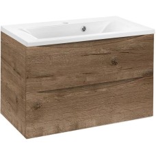 Комплект мебели дуб винтаж 80 см Vincea Mia VMC-2MA800VO + VCB-3M800W + VLM-3VC800