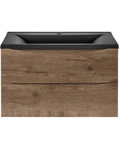 Комплект мебели дуб винтаж 75 см Vincea Mia VMC-2MA750VO + VCB-3M750B + VLM-3VN800