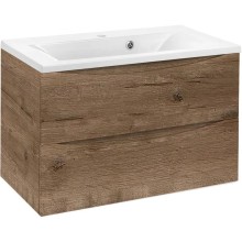 Комплект мебели дуб винтаж 75 см Vincea Mia VMC-2MA750VO + VCB-3M750W + VLM-3VC800