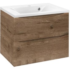 Комплект мебели дуб винтаж 65 см Vincea Mia VMC-2MA650VO + VCB-3M650W + VLM-2D550