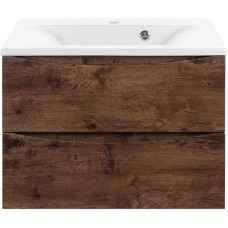 Комплект мебели темный дуб 65 см Vincea Mia VMC-2MA650RW + VCB-3M650W + VLM-2D550