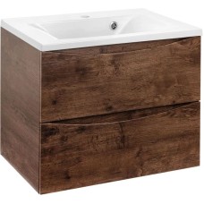 Комплект мебели темный дуб 65 см Vincea Mia VMC-2MA650RW + VCB-3M650W + VLM-2D550