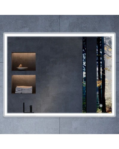 Комплект мебели дуб табачный 80 см Vincea Luka VMC-2L800TO + VCB-13800W + VLM-3VN800