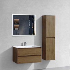 Комплект мебели дуб табачный 80 см Vincea Luka VMC-2L800TO + VCB-13800W + VLM-3VN800