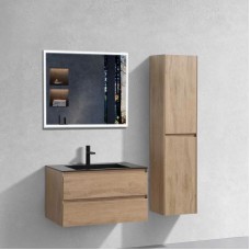 Комплект мебели натуральный дуб 80 см Vincea Luka VMC-2L800NO + VCB-13800B + VLM-3VN800