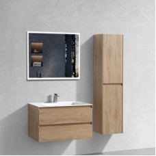 Комплект мебели натуральный дуб 80 см Vincea Luka VMC-2L800NO + VCB-13800W + VLM-3VN800