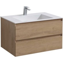 Комплект мебели натуральный дуб 80 см Vincea Luka VMC-2L800NO + VCB-13800W + VLM-3VN800