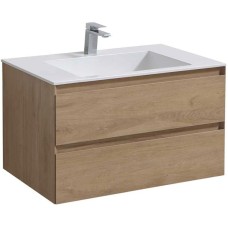 Комплект мебели натуральный дуб 80 см Vincea Luka VMC-2L800NO + VCB-13800W + VLM-3VN800