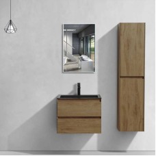 Комплект мебели дуб табачный 60 см Vincea Luka VMC-2L600TO + VCB-13600B + VLM-2J600