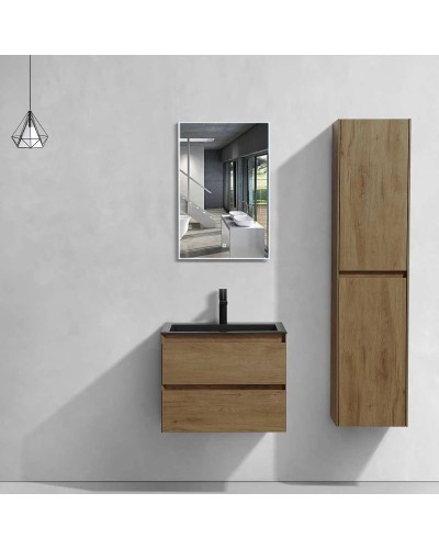 Комплект мебели дуб табачный 60 см Vincea Luka VMC-2L600TO + VCB-13600B + VLM-2J600