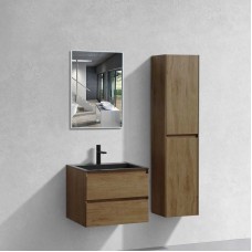 Комплект мебели дуб табачный 60 см Vincea Luka VMC-2L600TO + VCB-13600B + VLM-2J600