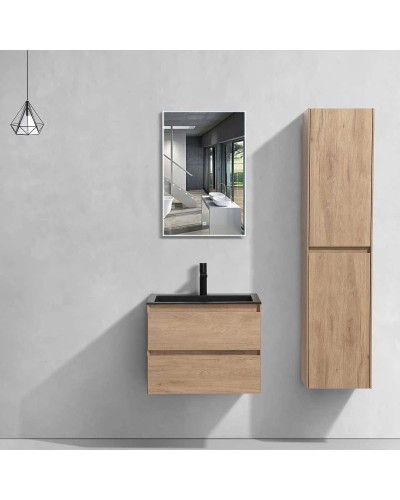 Комплект мебели натуральный дуб 60 см Vincea Luka VMC-2L600NO + VCB-13600B + VLM-2J600