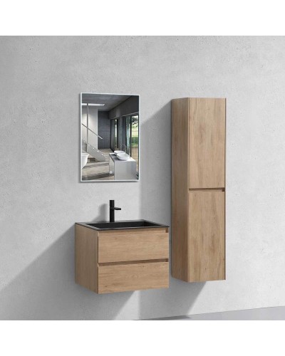 Комплект мебели натуральный дуб 60 см Vincea Luka VMC-2L600NO + VCB-13600B + VLM-2J600