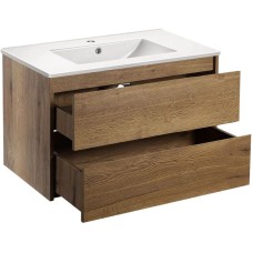 Комплект мебели дуб табачный 81,5 см Vincea Gio VMC-2G800TO + VBS-13980 + VLM-2I800