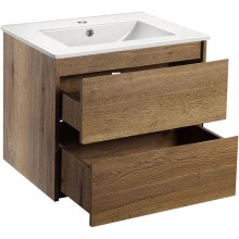 Комплект мебели натуральный дуб 61,5 см Vincea Gio VMC-2G600TO + VBS-13960 + VLM-2B600