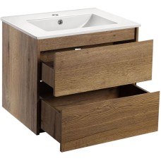 Комплект мебели натуральный дуб 61,5 см Vincea Gio VMC-2G600TO + VBS-13960 + VLM-2B600