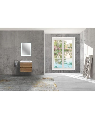 Комплект мебели натуральный дуб 61,5 см Vincea Gio VMC-2G600TO + VBS-13960 + VLM-2B600