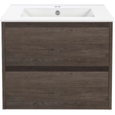 Комплект мебели темный дуб 61,5 см Vincea Gio VMC-2G600RO + VBS-13960 + VLM-2B600