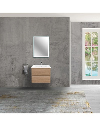 Комплект мебели натуральный дуб 61,5 см Vincea Gio VMC-2G600NO + VBS-13960 + VLM-2B600