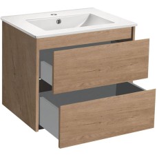 Комплект мебели натуральный дуб 61,5 см Vincea Gio VMC-2G600NO + VBS-13960 + VLM-2B600