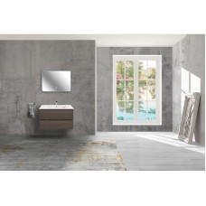 Комплект мебели темный дуб 81,5 см Vincea Gio VMC-2G800RO + VBS-13980 + VLM-2I800