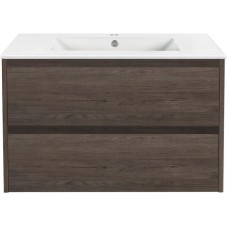 Комплект мебели темный дуб 81,5 см Vincea Gio VMC-2G800RO + VBS-13980 + VLM-2I800