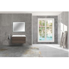 Комплект мебели темный дуб 101,5 см Vincea Gio VMC-2G100RO + VBS-13100 + VLM-2B100