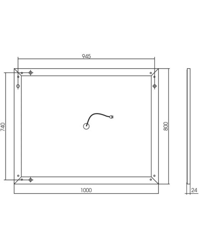 Комплект мебели натуральный дуб 101,5 см Vincea Gio VMC-2G100NO + VBS-13100 + VLM-2B100