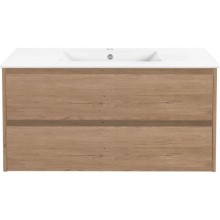 Комплект мебели натуральный дуб 101,5 см Vincea Gio VMC-2G100NO + VBS-13100 + VLM-2B100