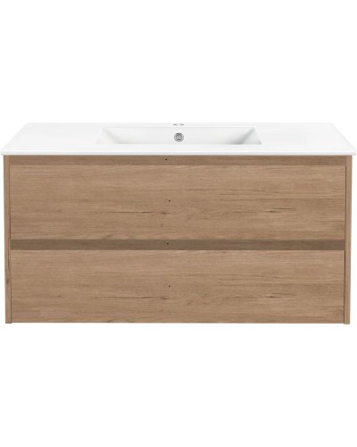 Комплект мебели натуральный дуб 101,5 см Vincea Gio VMC-2G100NO + VBS-13100 + VLM-2B100