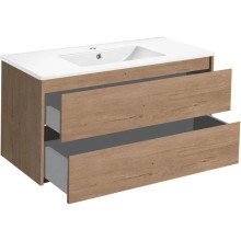 Комплект мебели натуральный дуб 101,5 см Vincea Gio VMC-2G100NO + VBS-13100 + VLM-2B100