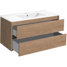 Комплект мебели натуральный дуб 101,5 см Vincea Gio VMC-2G100NO + VBS-13100 + VLM-2B100